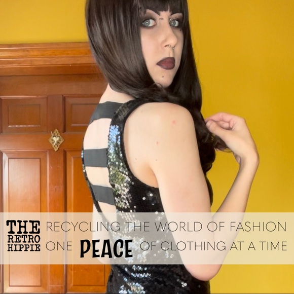 Black Sequin Dress - Picture 6 of 16